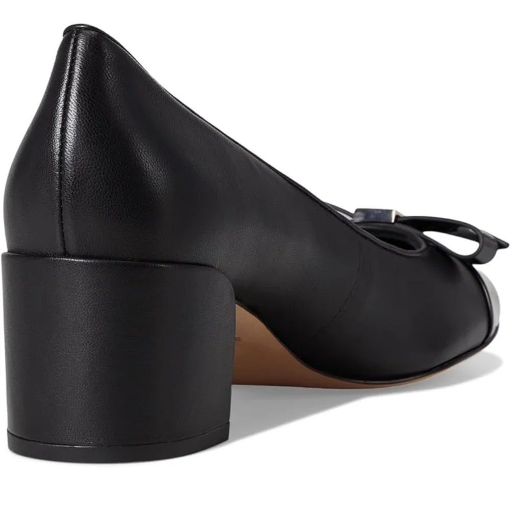 NEW Kate Spade Black Deco Bow Ballet Pumps - Picture 6 of 13